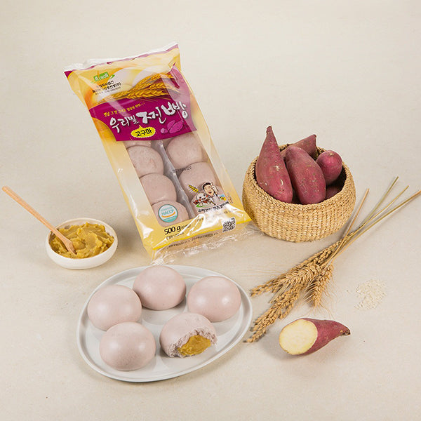 Korean Sweet Potato Steamed Bun (500g)