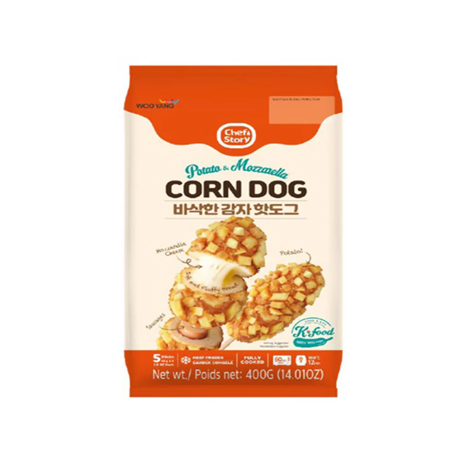 바삭한 감자 핫도그 (400g)
