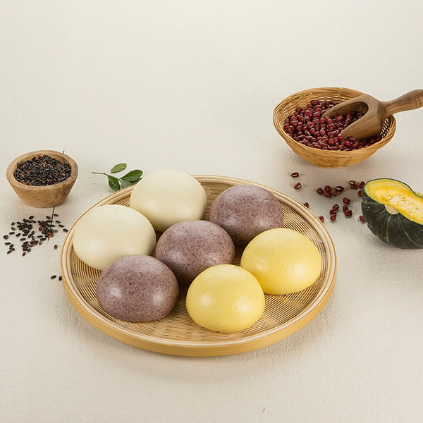 Three Color Anheung Steamed Bun (500g)