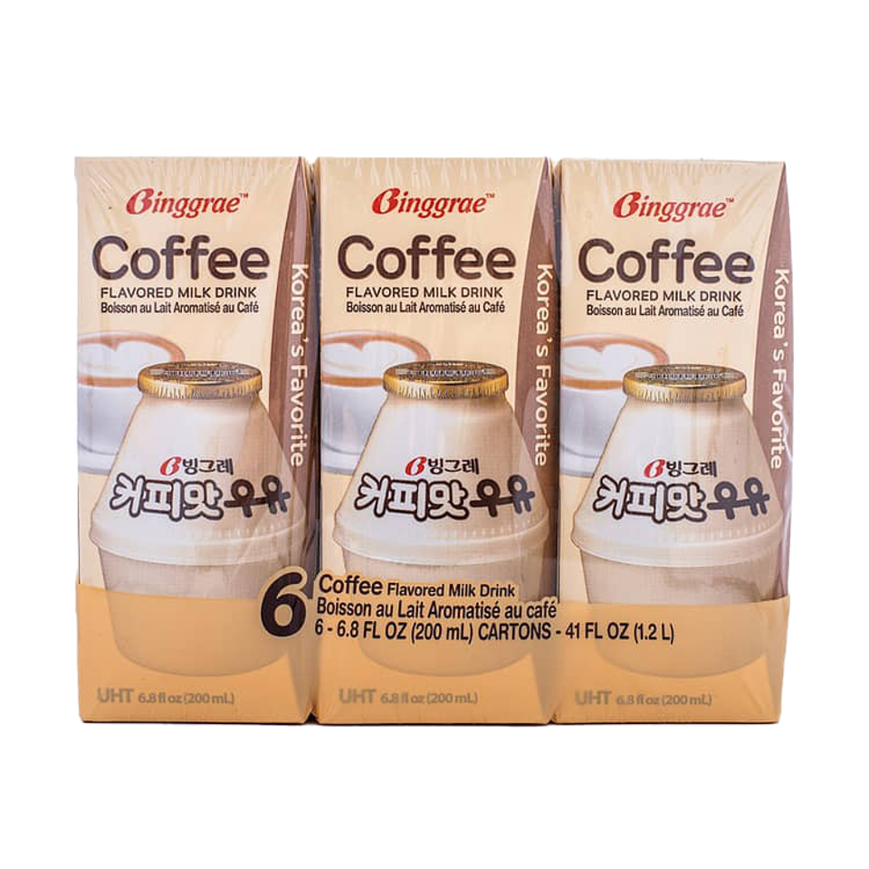 <Binggrae> Sữa cà phê (200ml x 6)