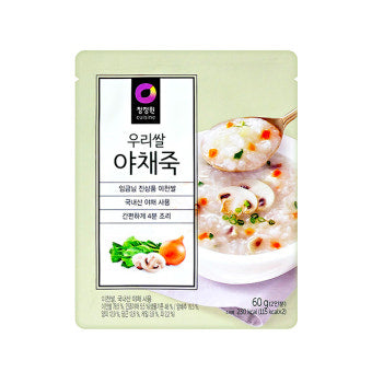 우리쌀 야채죽(60g)