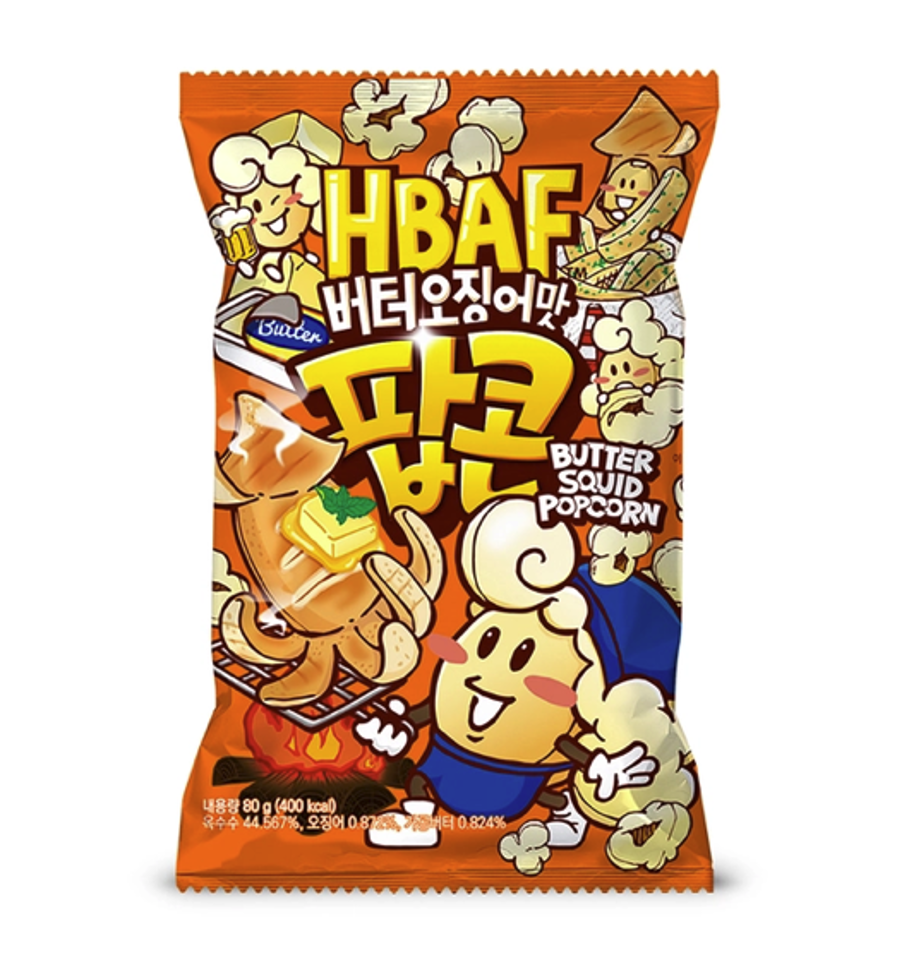 Butter Squid Flavor Popcorn (80g)
