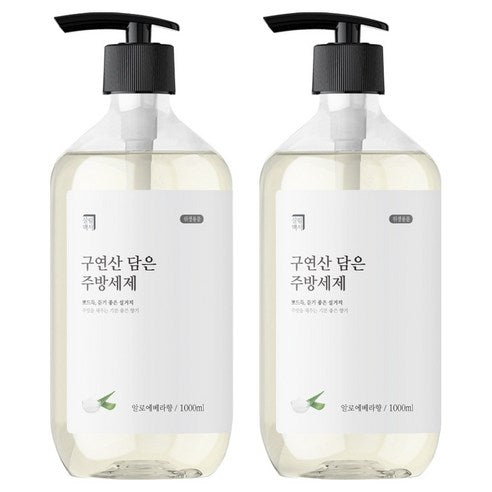 Citric Acid Dishwashing Liquid (Aloe Vera Scent, Large Size 4L)