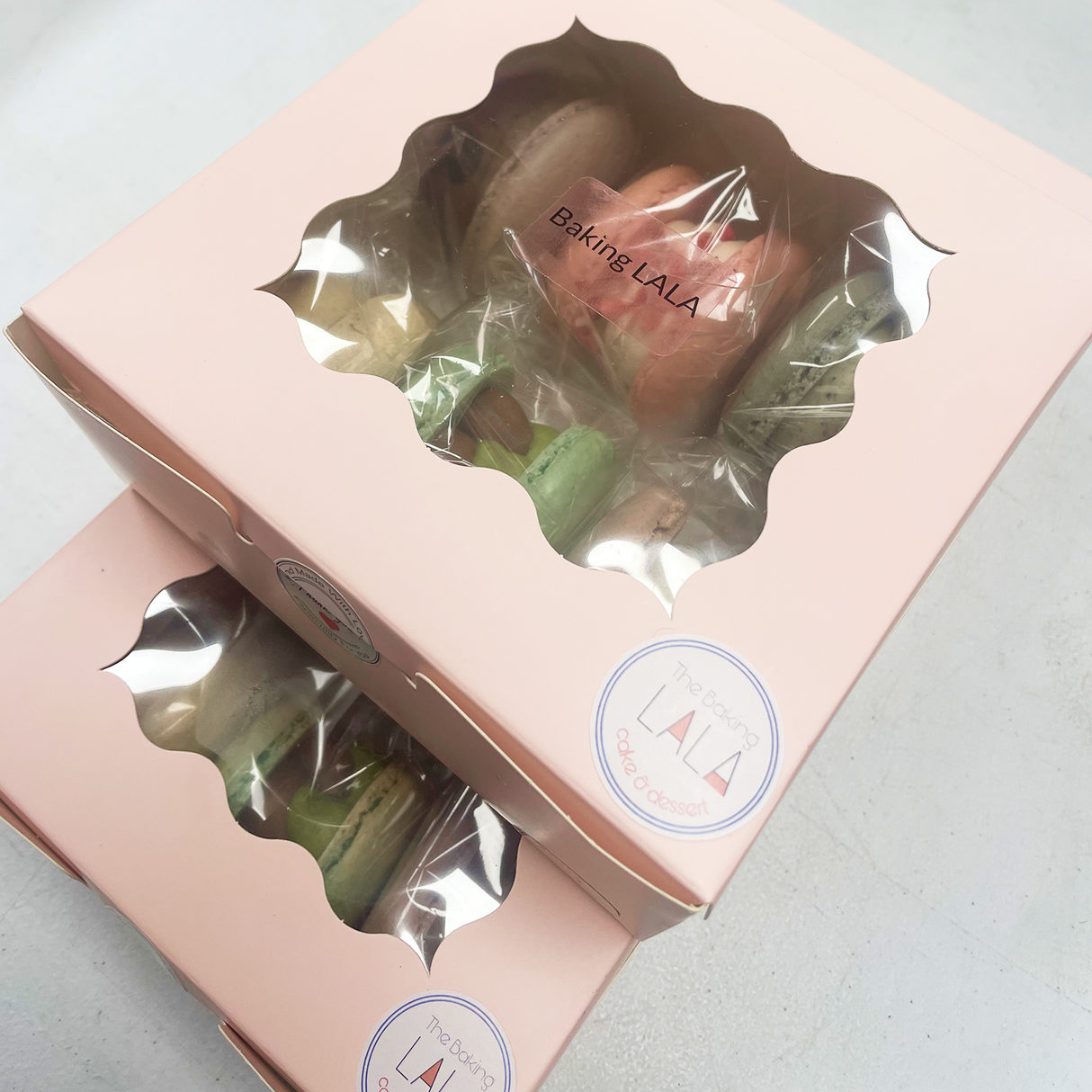 <베이킹라라> 마카롱 6개입(딸기/녹차초코/오레오/인절미/흑임자/얼그레이)