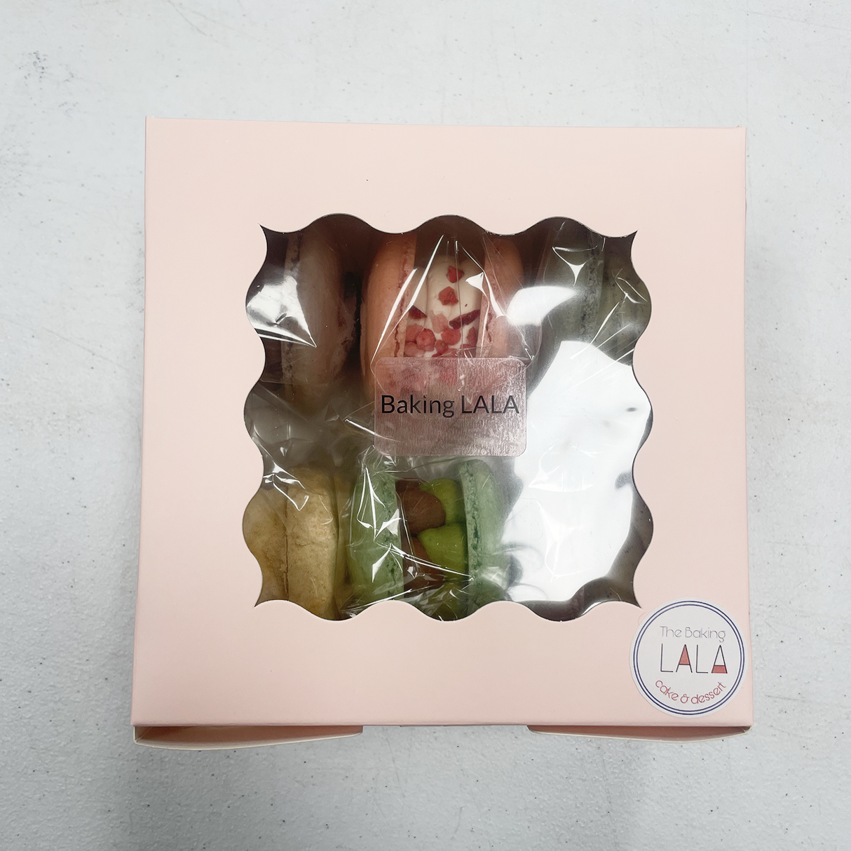 <베이킹라라> 마카롱 6개입(딸기/녹차초코/오레오/인절미/흑임자/얼그레이)