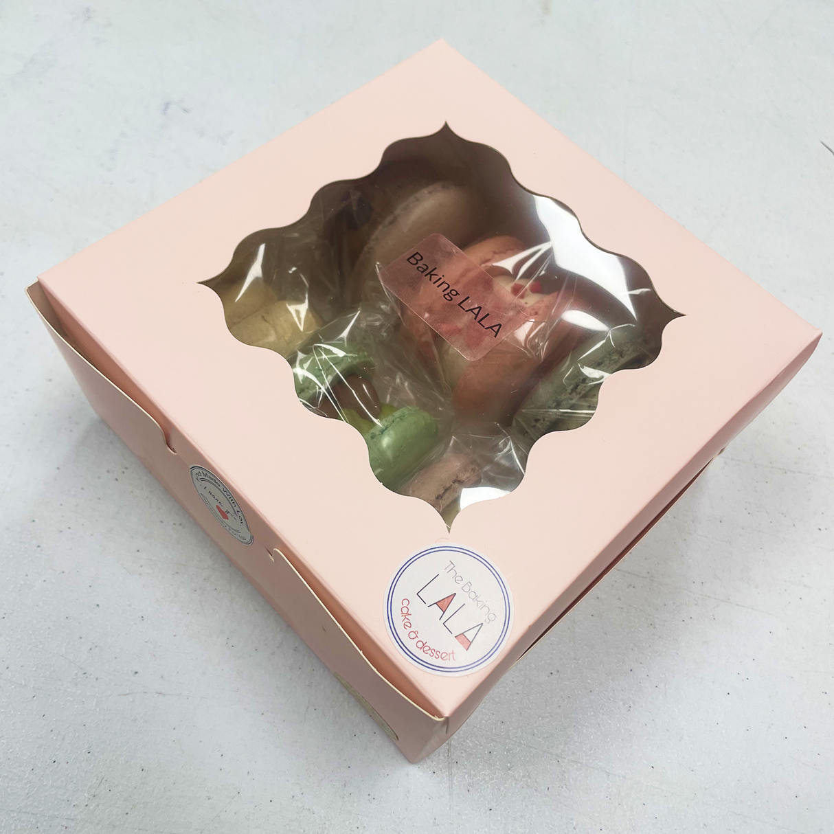 <베이킹라라> 마카롱 6개입(딸기/녹차초코/오레오/인절미/흑임자/얼그레이)