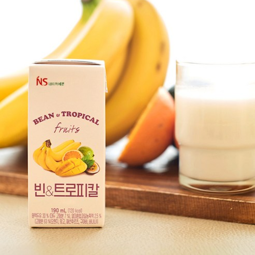 Bean & Tropical Milk (190ml X 16)