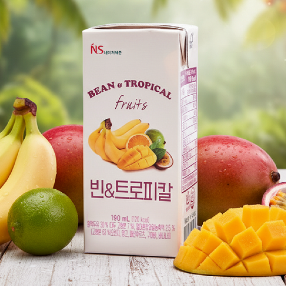 Bean & Tropical Milk (190ml X 16)
