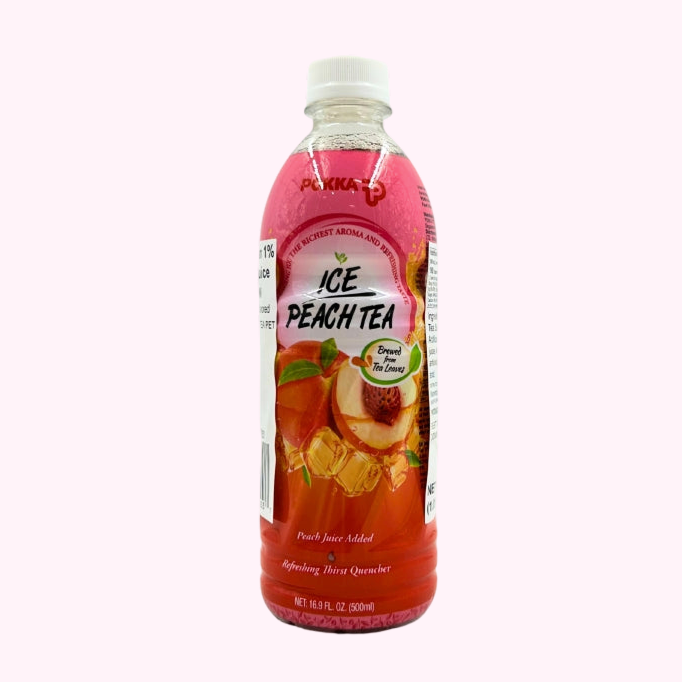 아이스티 (복숭아, 500ml)