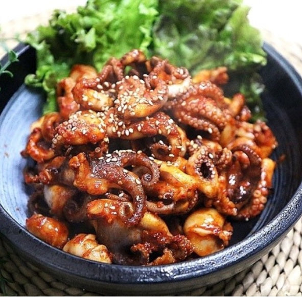 Spicy Stir-Fried Small Octopus (400g)