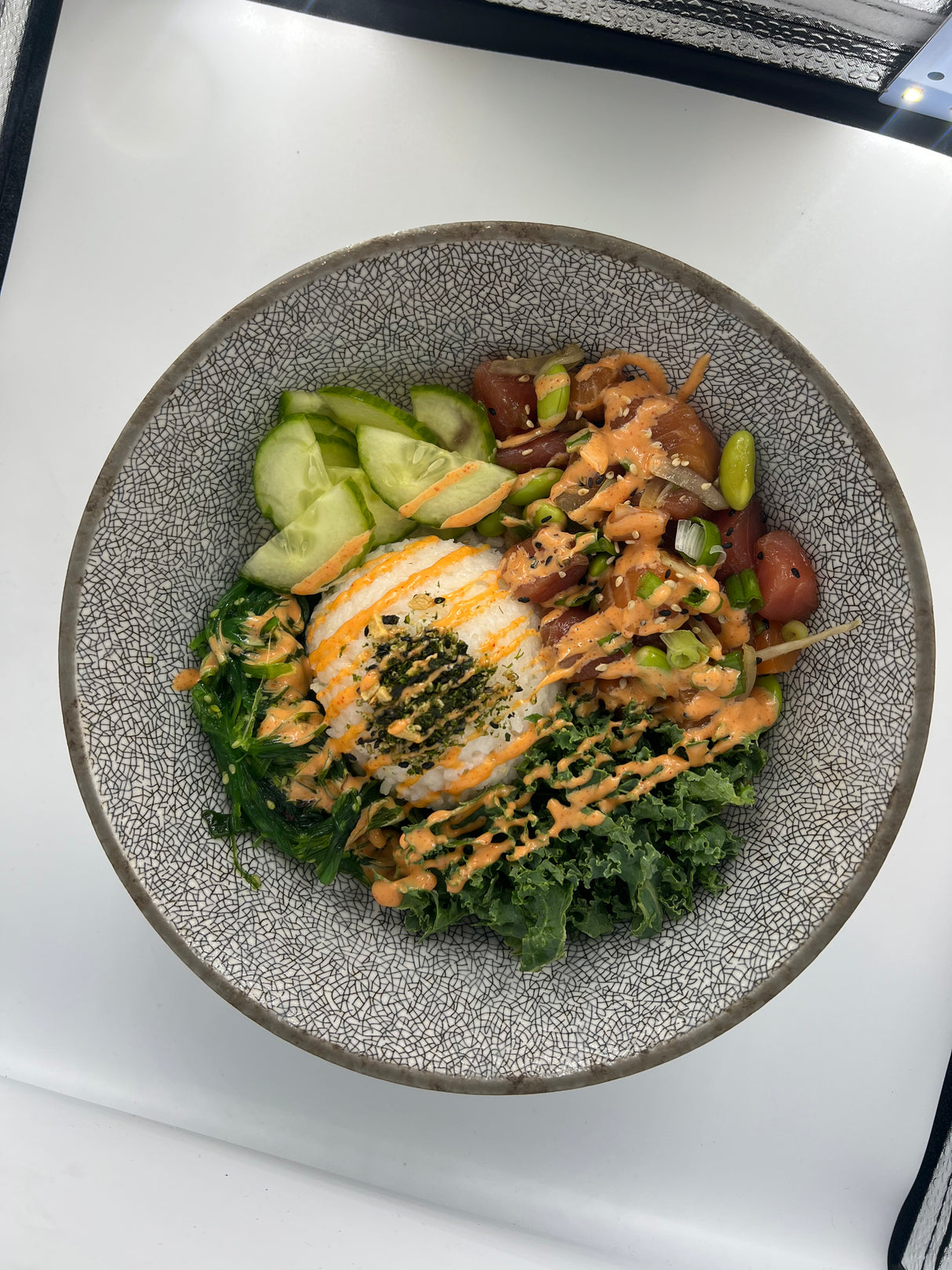 <Poke Bar> TUNA&SALMON POKE + 오뚜기밥 (210g) (매콤마요소스)