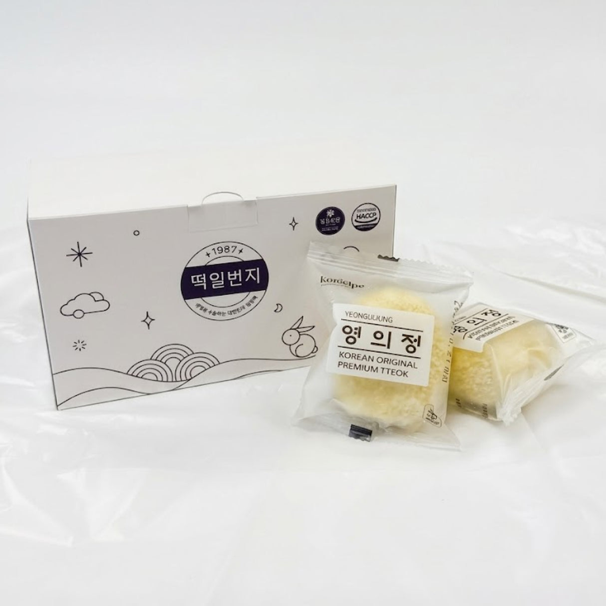 Chewy Milk Rice Cake (60g X 6)