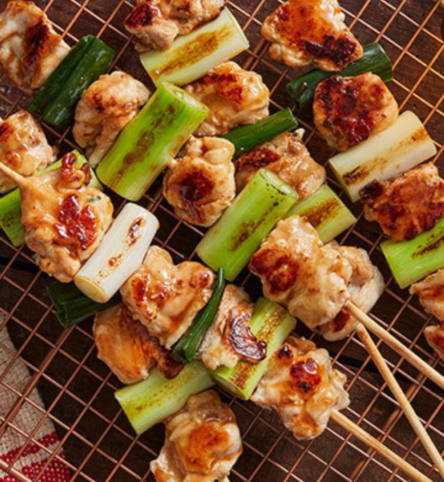 Green Onion Chicken Skewers (8 Pieces)