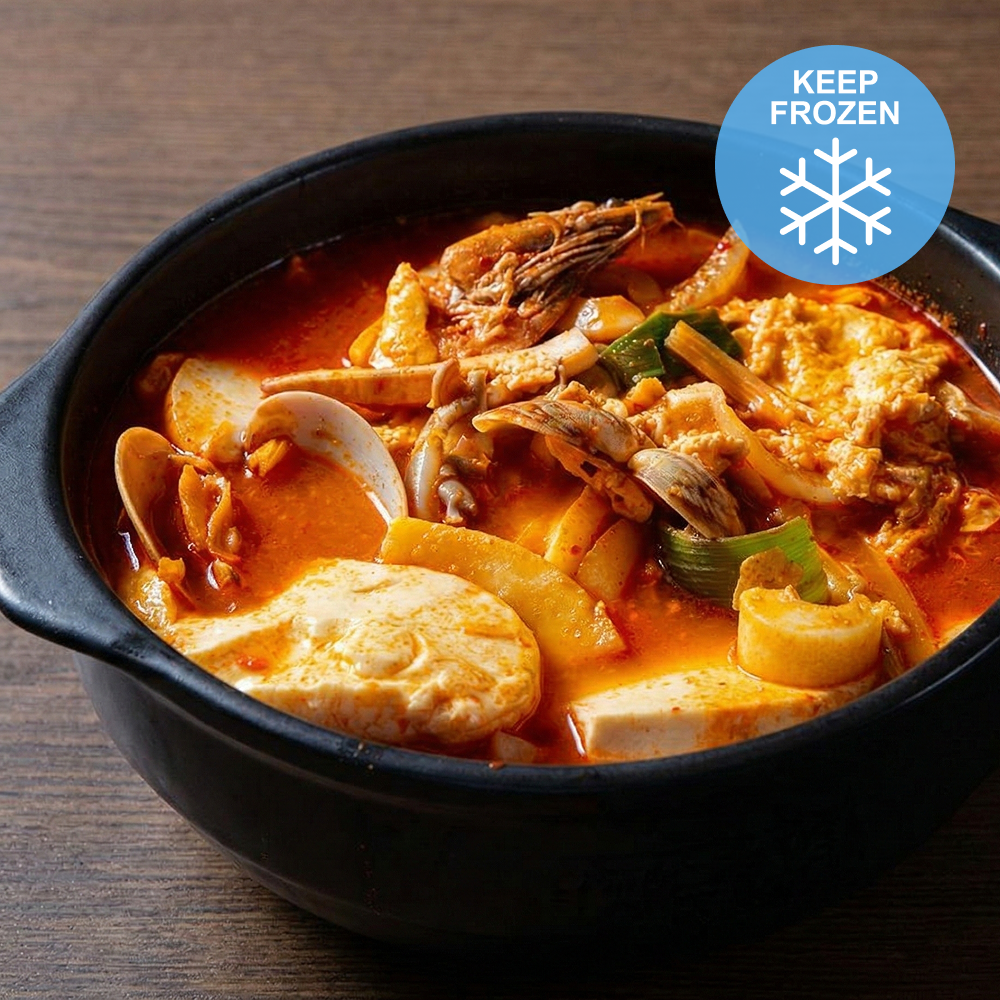Gangneung-Style Jjamppong Soft Tofu (2 Servings, 1 Pack of Soft Tofu)