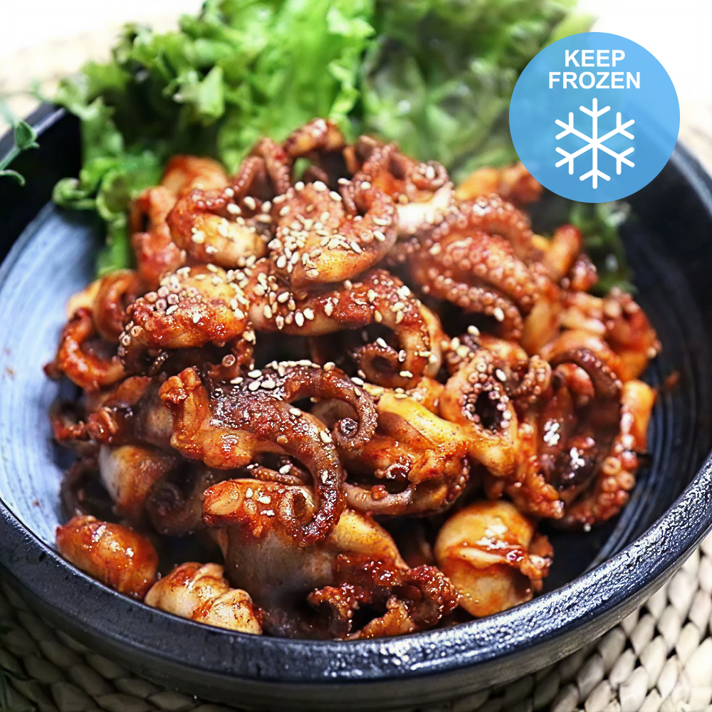 Spicy Stir-Fried Small Octopus (400g)