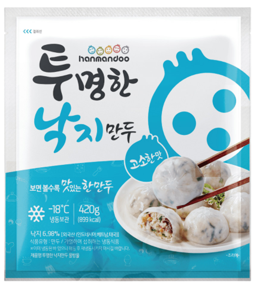 투명한 낙지만두 (420g)