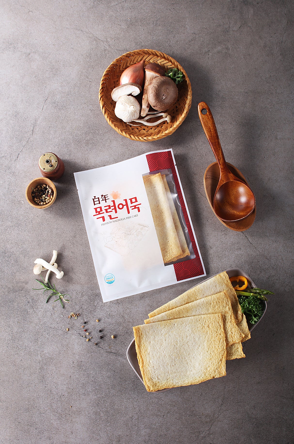 [목련] 프리미엄 사각어묵 (200g)