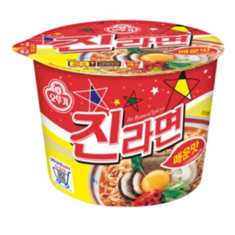 *[오뚜기] 진라면 매운맛 큰컵 (110g)