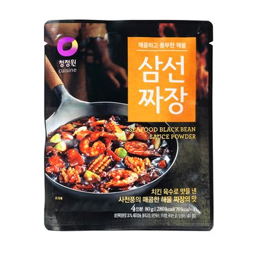 *[청정원] 삼선짜장 분말 (80g)