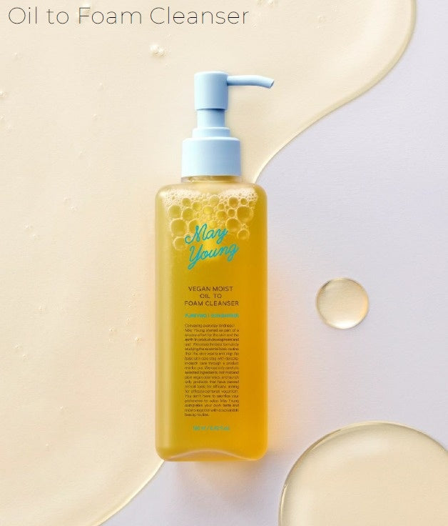 *[메이영] 비건 모이스트 클렌징 오일 투 폼클렌저 (190ml)