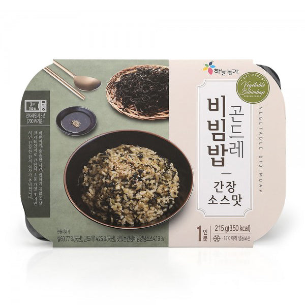 [하늘농가] 곤드레 비빔밥 간장소스맛 (215g)