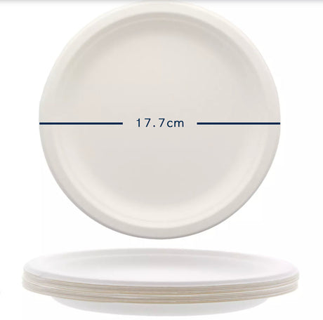 *[Camping Supplies] Plates S size (50 pieces, 17.7cm)*