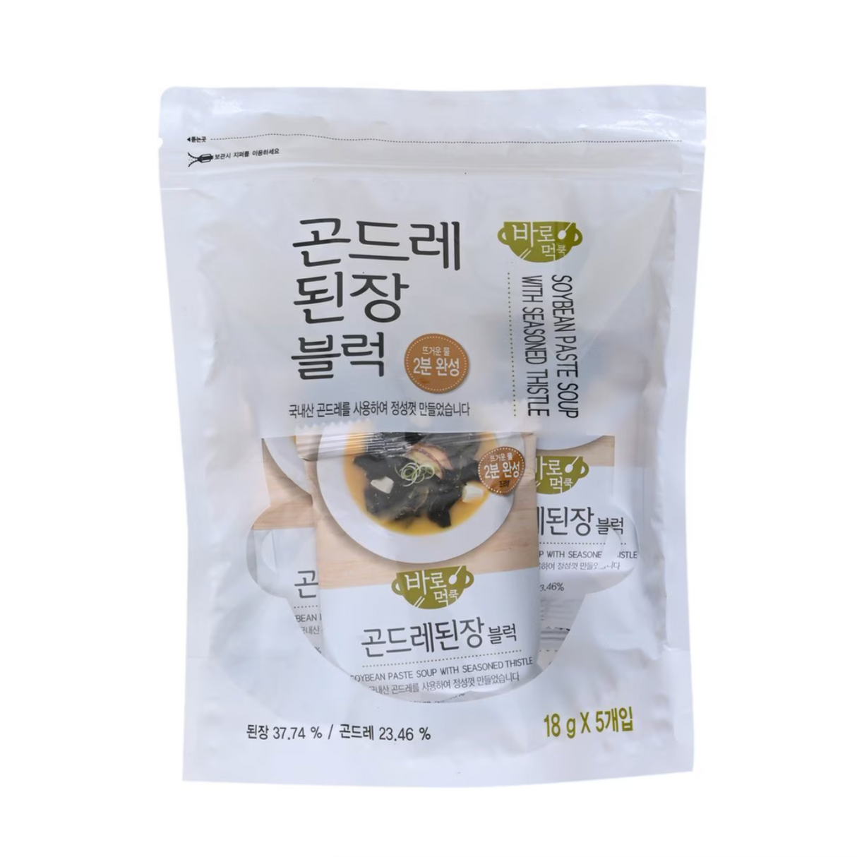 *[Dongrim Food] Gondre Doenjang (18g x 5 pieces)*