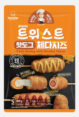 [Gwangseok's] Twist Cheddar Cheese Hot Dog (4 pieces)