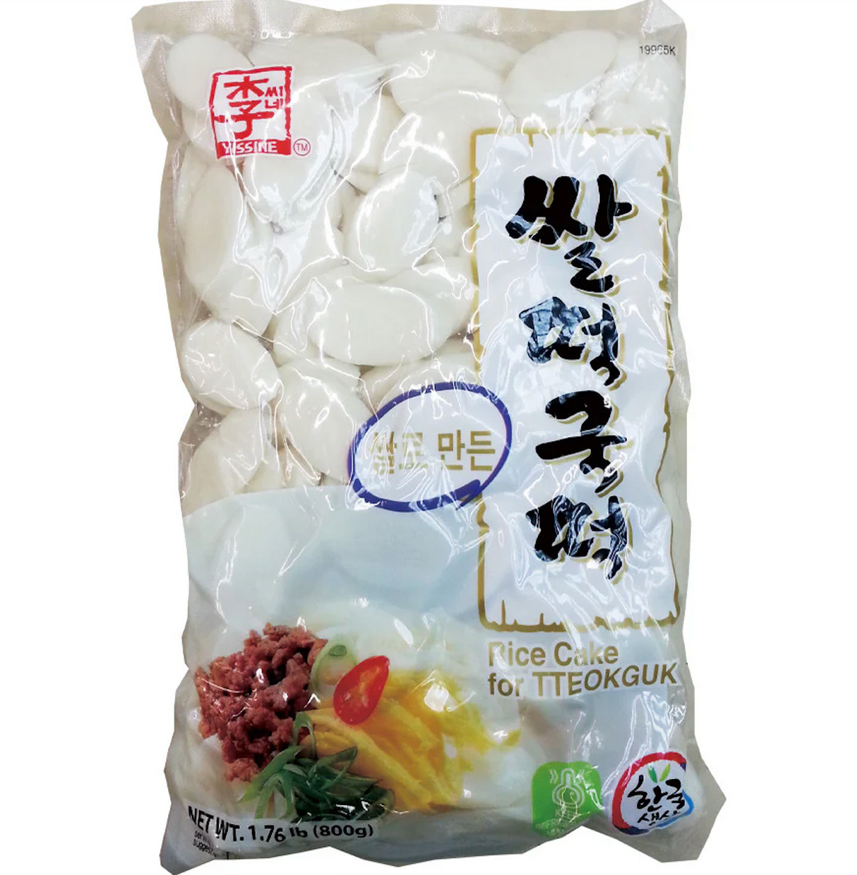 <Lee's Family> Rice Cake Soup Rice Cake (800g)