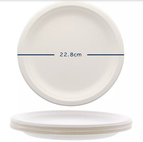 *[Camping Supplies] Plates M size (125 pieces, 22.8cm)*