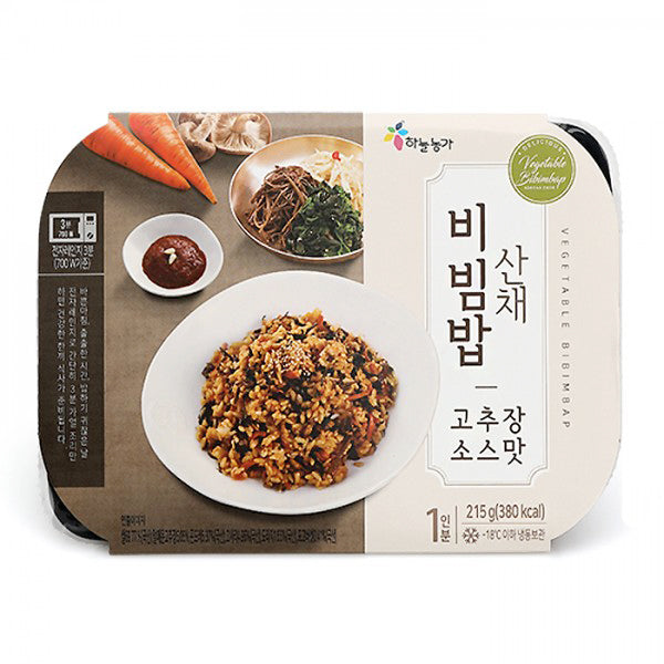 [하늘농가] 산채 비빔밥 고추장소스맛 (215g)