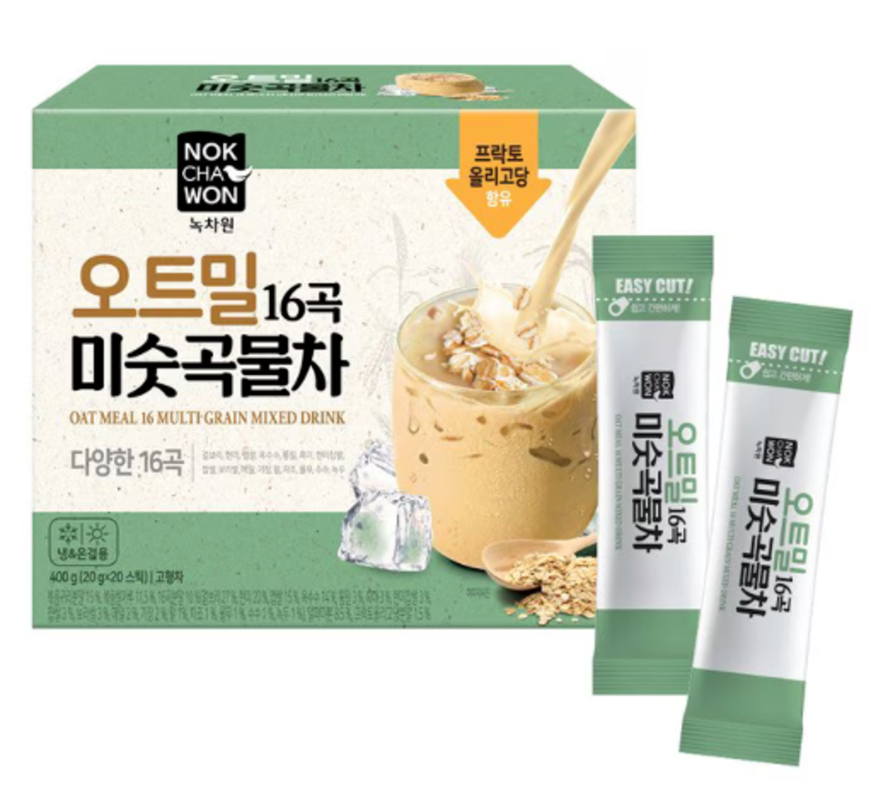*[녹차원] 오트밀 16곡 미숫곡물차 (20g*20T)