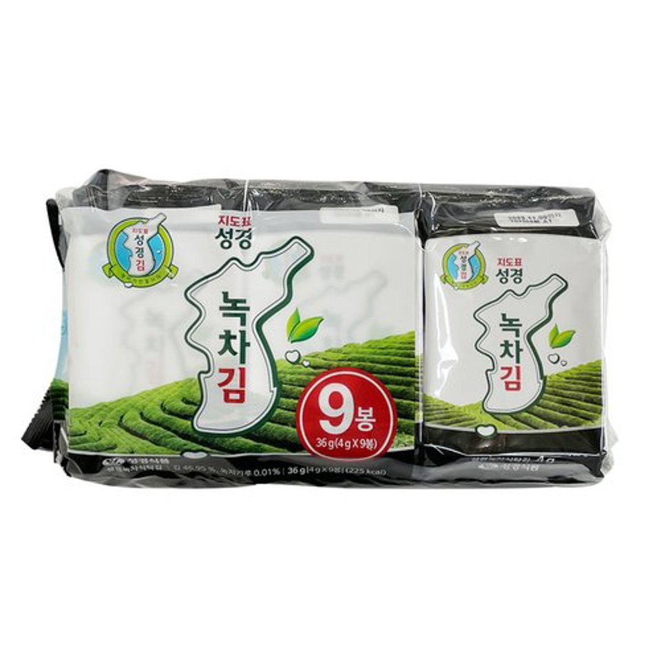 *[SUNG GYUNG] rong biển trà xanh (4g*9 gói)