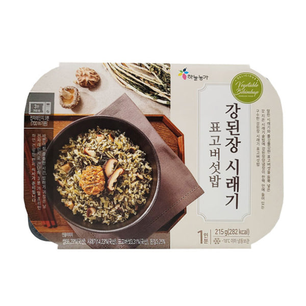[하늘농가] 강된장 시래기 표고버섯밥 (215g)