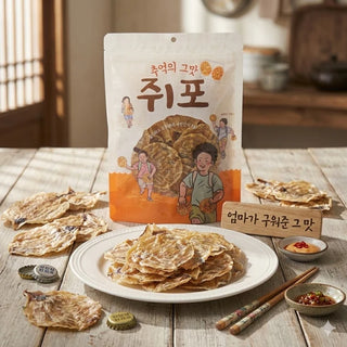 황토가마에 구운 쥐포 (60g)
