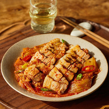 [YUM YUM] Braised Pork Belly Kimchi (Serves 2-3)