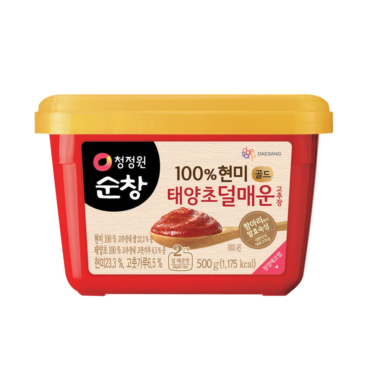 *[청정원] 덜매운 고추장 (현미, 500g)