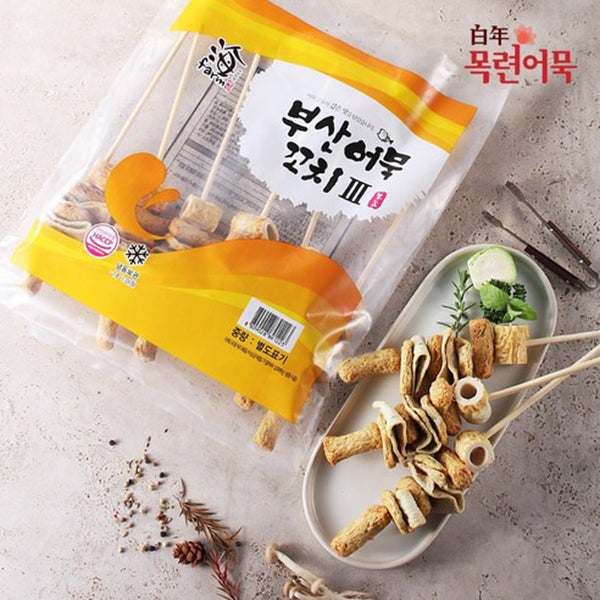 [Mokryeon] Busan Fish Cake Skewers (Mixed, 1kg)