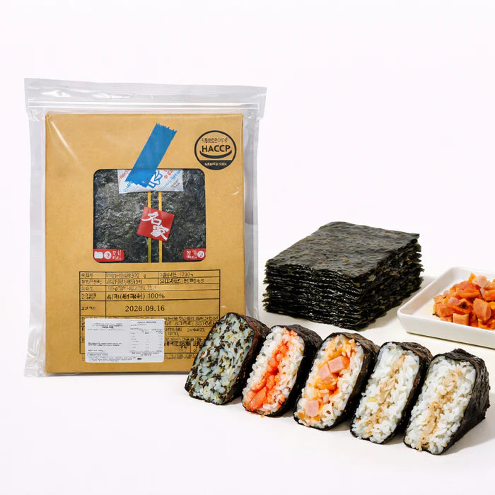 Triangle Gimbap Seaweed (100 Sheets)