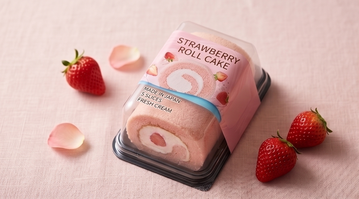 [Monteur] Strawberry Roll Cake (143g)
