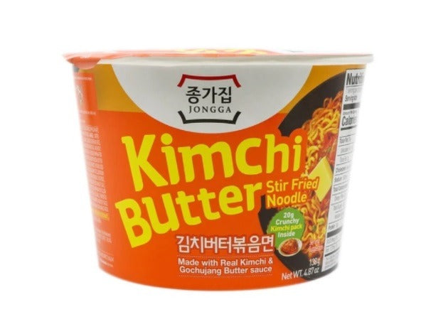 [Jongga] Kimchi Butter Fried Noodles (139g)