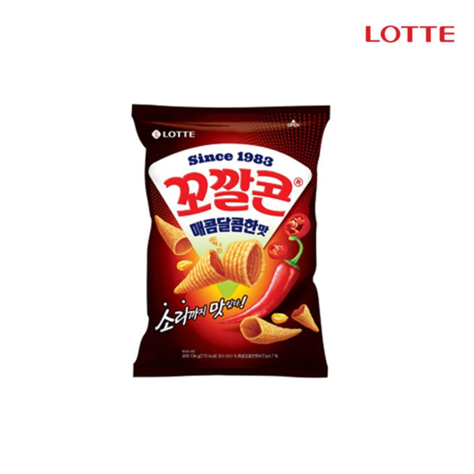 *[Lotte] Kkokkalcorn Spicy Sweet Flavor (134g)