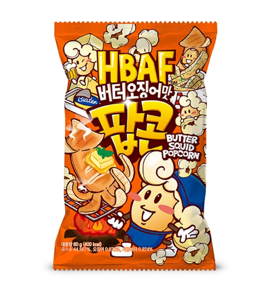 *[바프] 버터오징어맛 팝콘 (80g)
