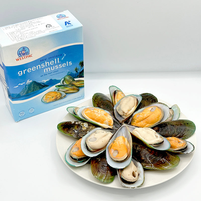 [Blue Bay] New Zealand Green Mussels (Extra Large, 800g)