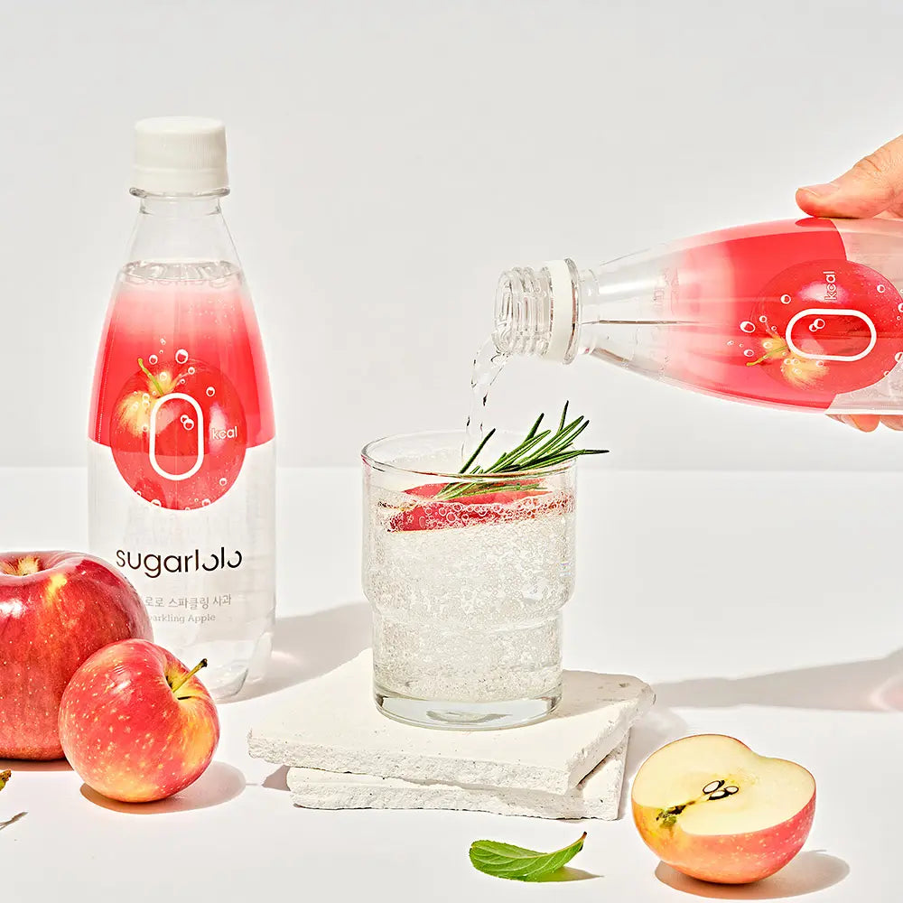 *[Sugarlolo] Sparkling Apple Sugar-Free Drink 350ml