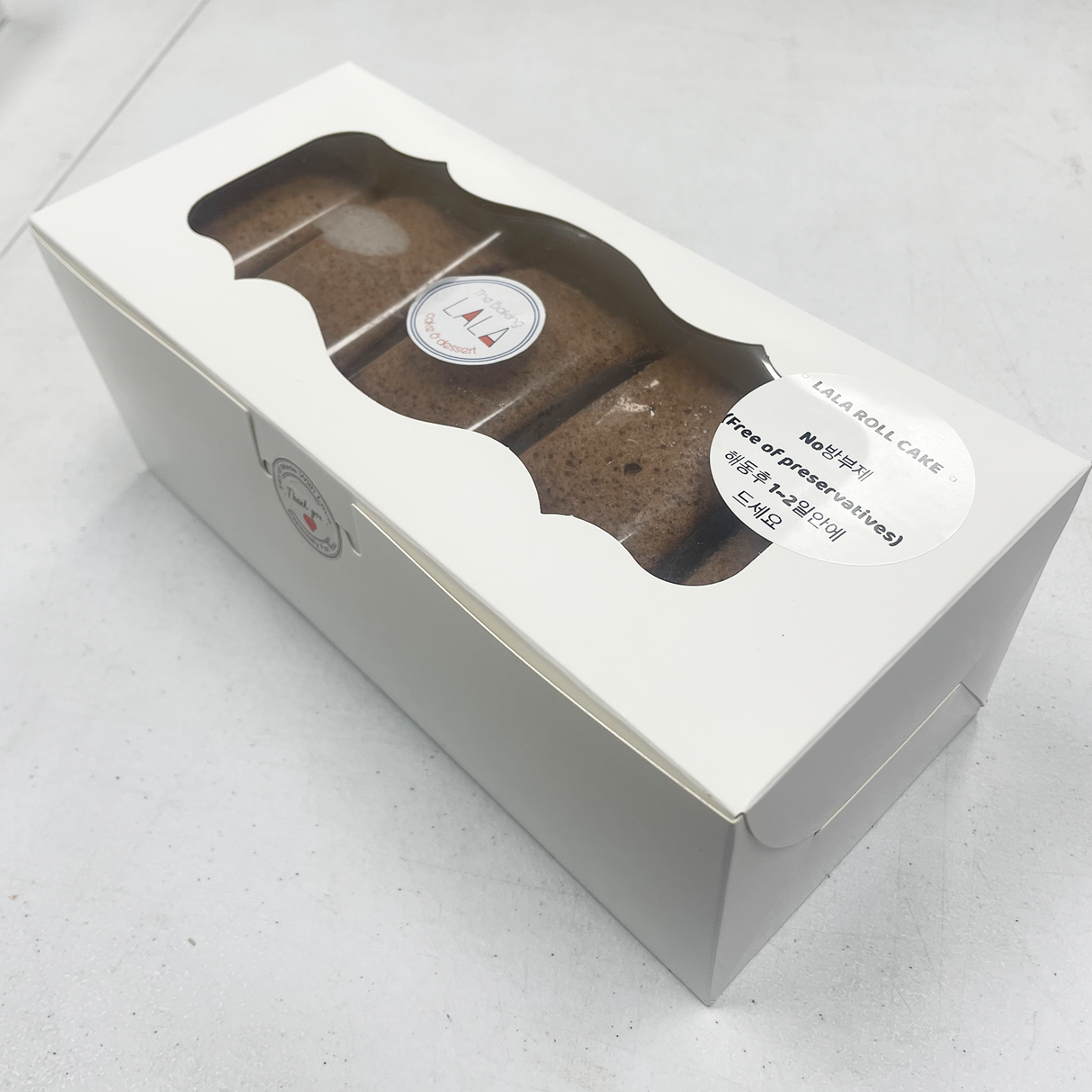 [BakingLaLa] Oreo Roll Cake 1 Box (5 Pieces)