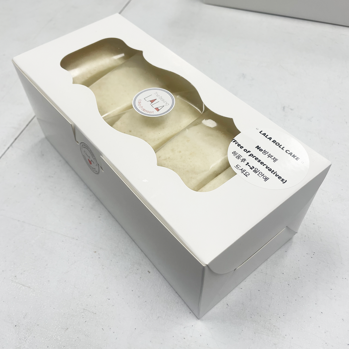 [BakingLaLa] Pure Milk Roll Cake 1 Box (5 Pieces)