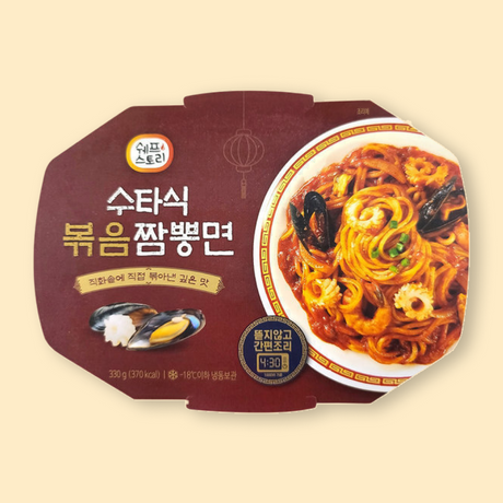 [우양] 수타식 볶음 짬뽕면 (300g)