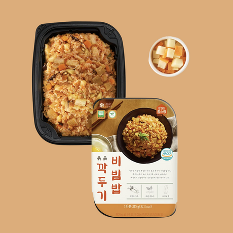 (1+1 Special Price) [Homesrang] Fried Radish Cubes Bibimbap (220g, serves 1)