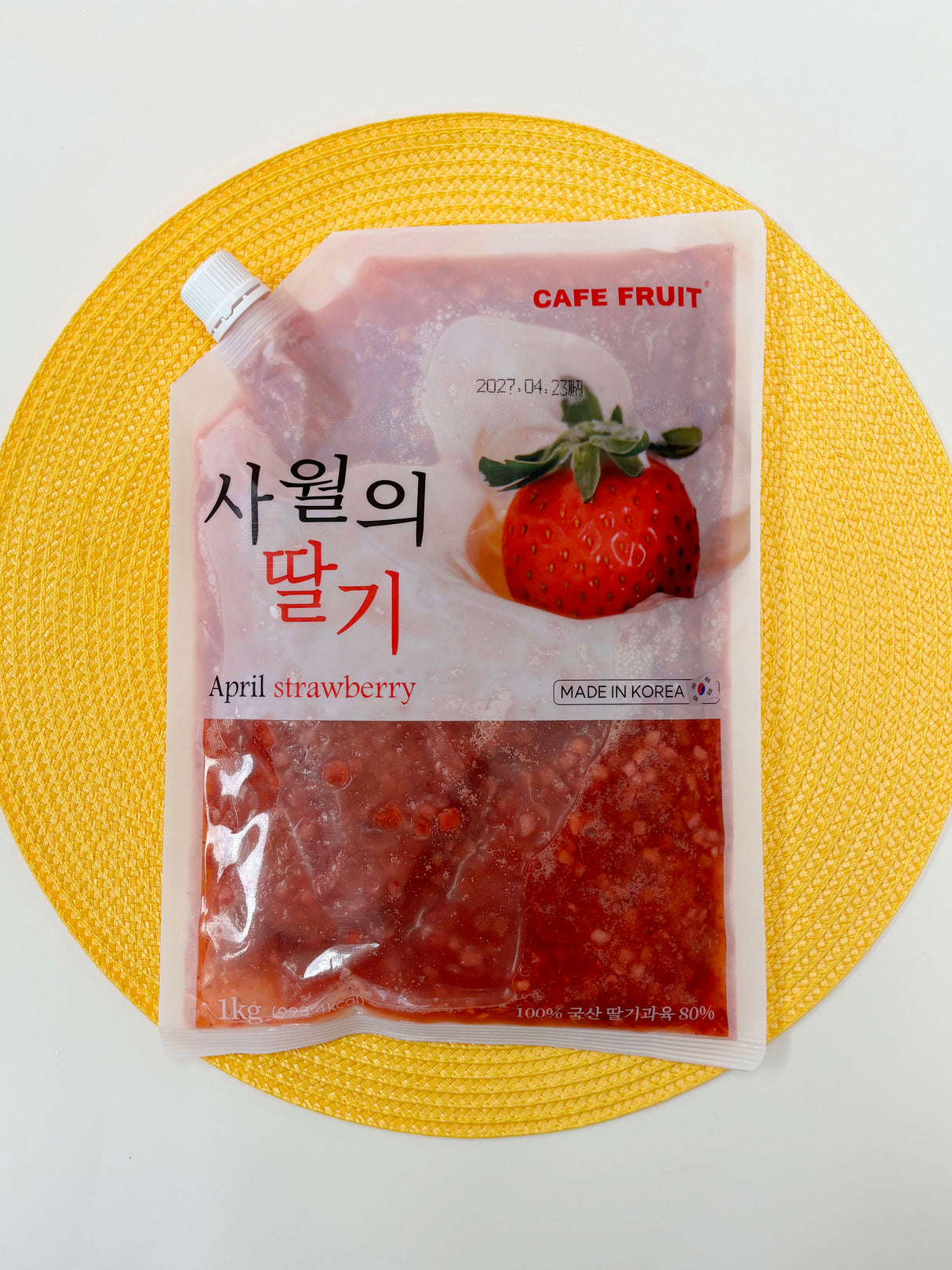 [Cafe Fruit] 사월의 딸기청 (1kg)